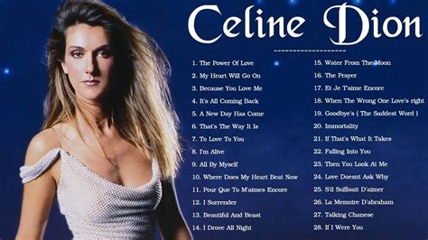 chansons celine dion 2017|Celine Dion all songs.